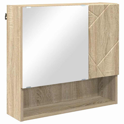 Bathroom Furniture Set 5 pcs Sonoma oak 61 x 35 x 64 cm