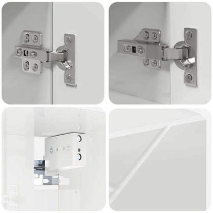 Bathroom Furniture Set 5 pcs High gloss white 61 x 35 x 64 cm
