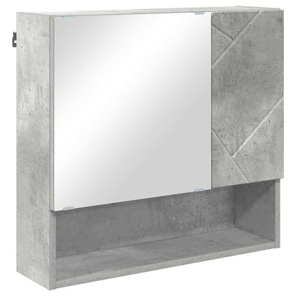 Bathroom Furniture Set 5 pcs Concrete grey 61 x 35 x 64 cm