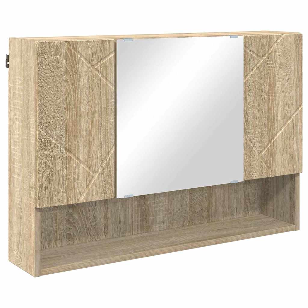 Bathroom Furniture Set 2 pcs Sonoma oak 76.5 x 35 x 64 cm