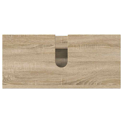 Bathroom Furniture Set 2 pcs Sonoma oak 76.5 x 35 x 64 cm