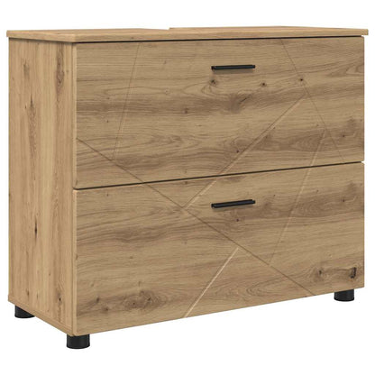 Bathroom Furniture Set 2 pcs Artisan oak 76.5 x 35 x 64 cm