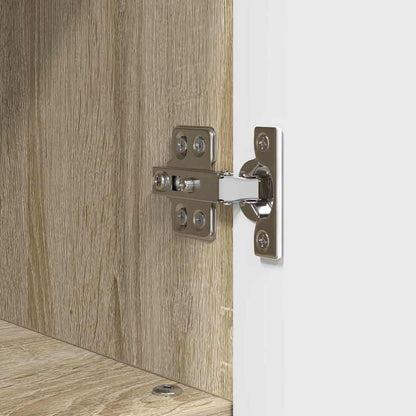 Bathroom Furniture Set 3 pcs Sonoma oak 76.5 x 35 x 64 cm