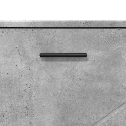 Bathroom Furniture Set 3 pcs Concrete grey 76.5 x 35 x 64 cm