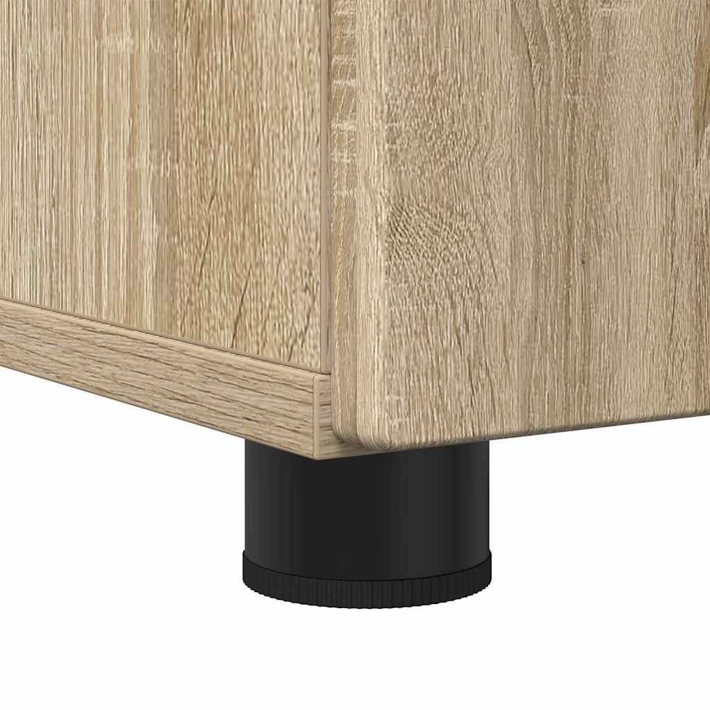 Bathroom Furniture Set with Drawer with Shelf 3 pcs Sonoma Oak