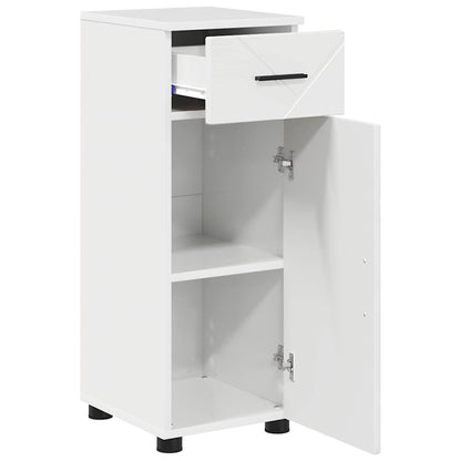 Bathroom Furniture Set with Drawer 3 pcs High Gloss White