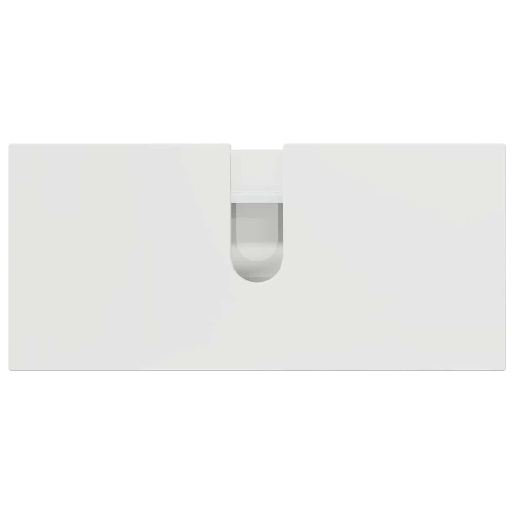 Bathroom Furniture Set with Drawer 3 pcs High Gloss White