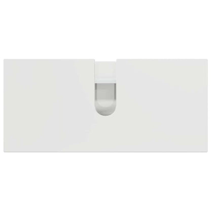 Bathroom Furniture Set with Drawer 3 pcs High Gloss White