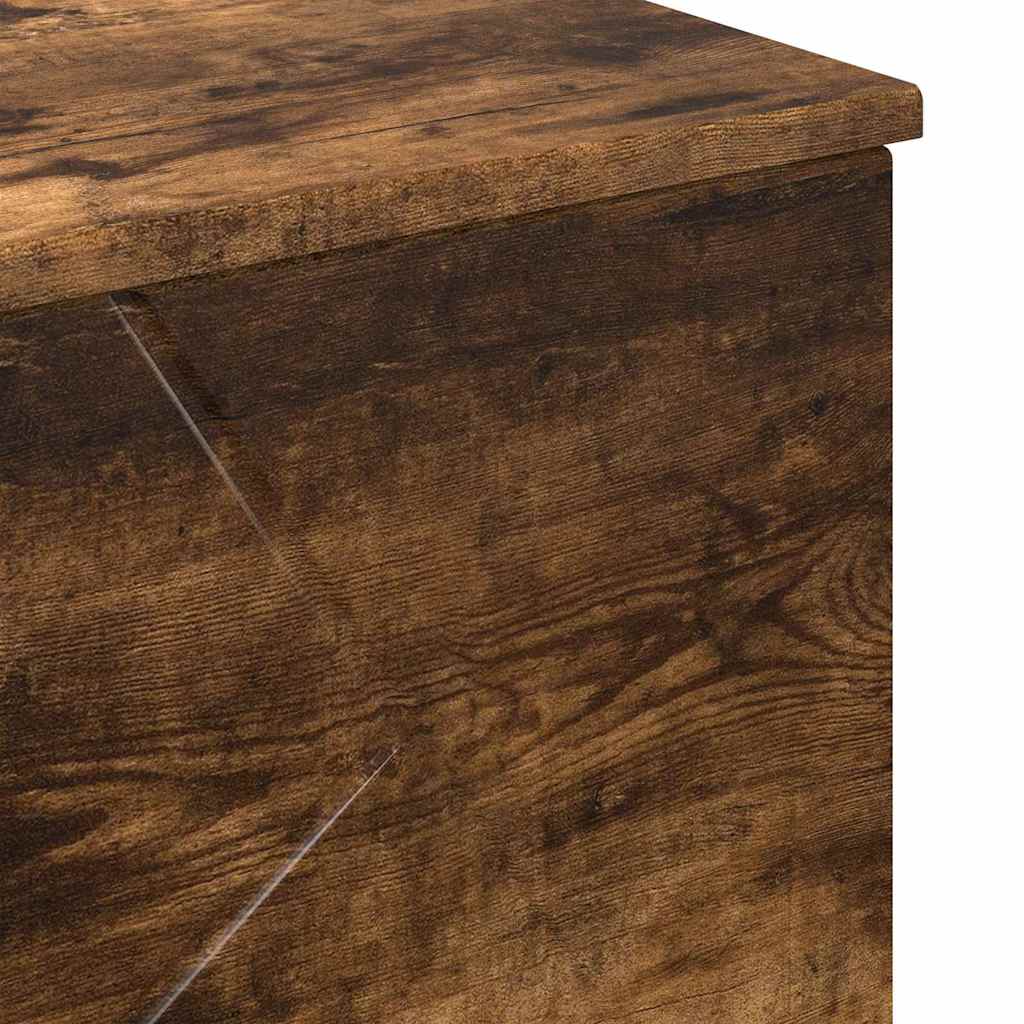 Bathroom Furniture Set with Drawer with Shelf 3 pcs Smoked Oak