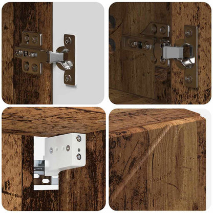 Bathroom Furniture Set 5 pcs Old wood 30 x 35 x 192 cm