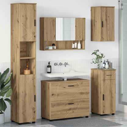 Bathroom Furniture Set 5 pcs Artisan oak 30 x 35 x 192 cm