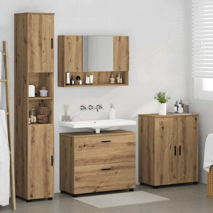 Bathroom Furniture Set 4 pcs Artisan oak 30 x 35 x 192 cm