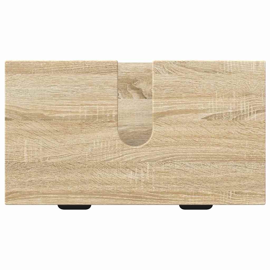 Bathroom Furniture Set Sonoma Oak Engineered wood, Metal
