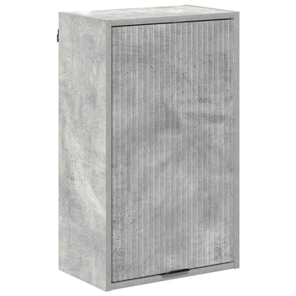Bathroom Furniture Set Concrete Grey Engineered wood, Metal