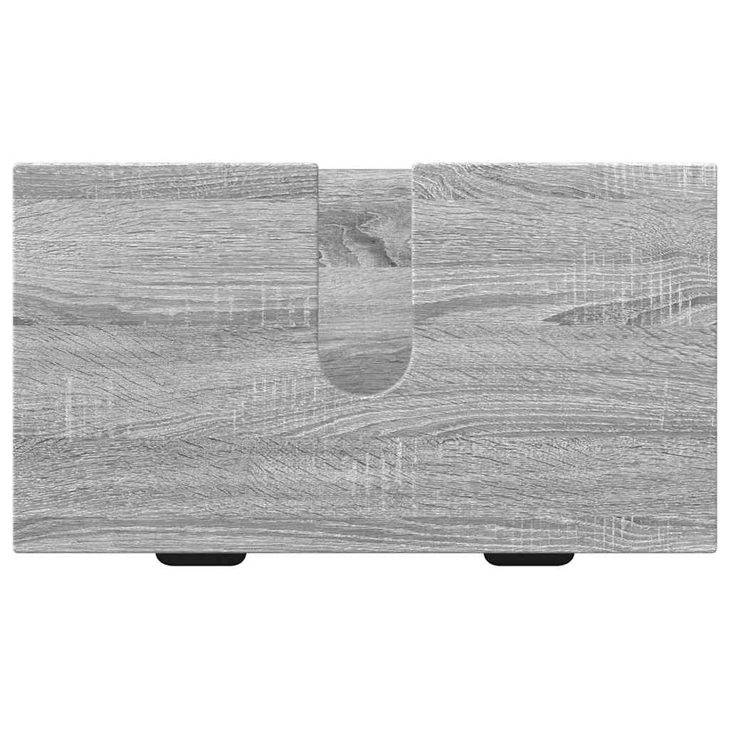 Bathroom Furniture Set Grey Sonoma Engineered wood, Metal