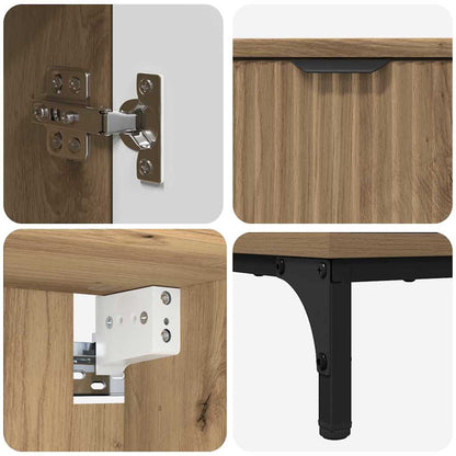 Bathroom Furniture Set Artisan Oak Engineered wood, Metal