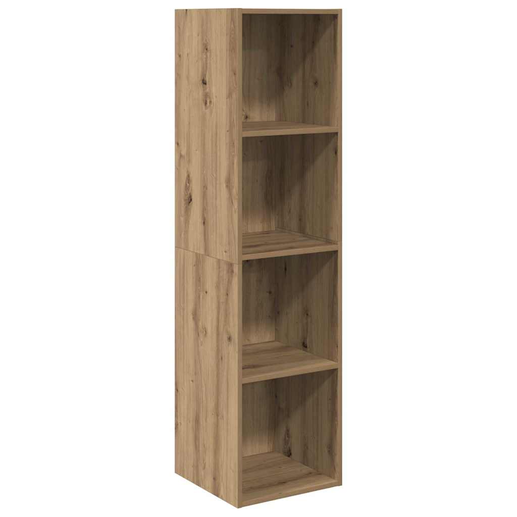 TV Cabinet Set Wall-mounted 3 pcs Artisan Oak Engineered Wood