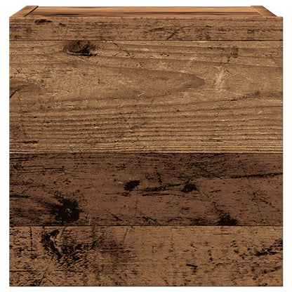 TV Cabinet Set Wall-mounted 3 pcs Old Wood Engineered Wood