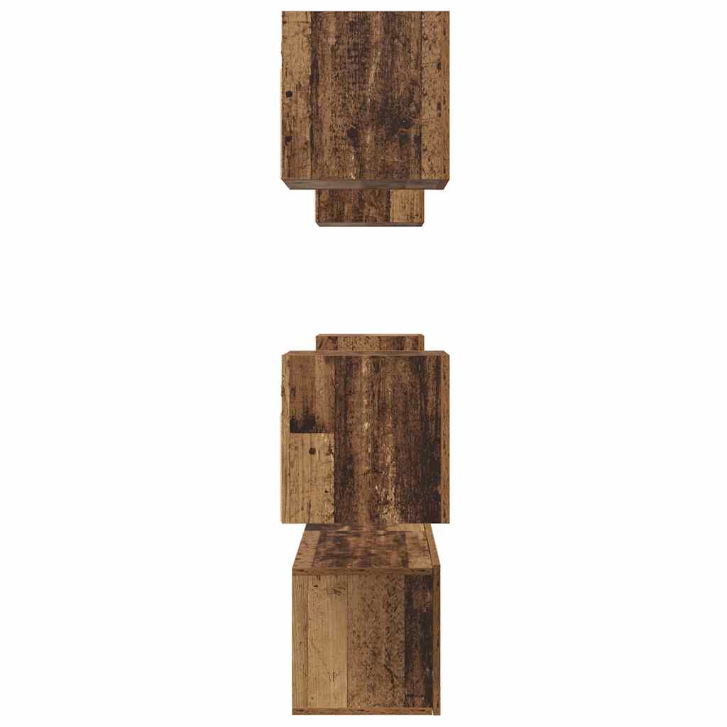 TV Cabinet Set 6 pcs Old wood Medium 120 x 30 x 30 cm