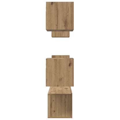 TV Cabinet Set Wall-mounted 6 pcs Artisan oak 60 x 30 x 30 cm