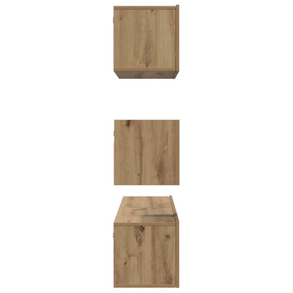 TV Cabinet Set Wall-mounted 4 pcs Artisan oak 60 x 30 x 30 cm
