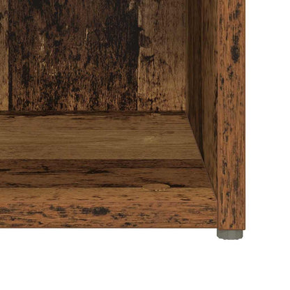 TV Cabinet Set Wall-mounted 6 pcs Old Wood Engineered Wood