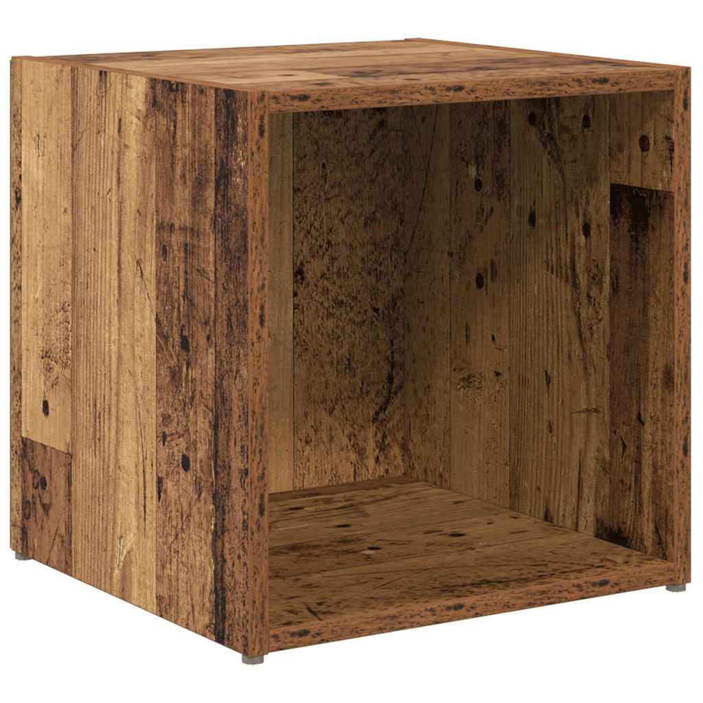 TV Cabinet Set Wall-mounted 6 pcs Old Wood Engineered Wood