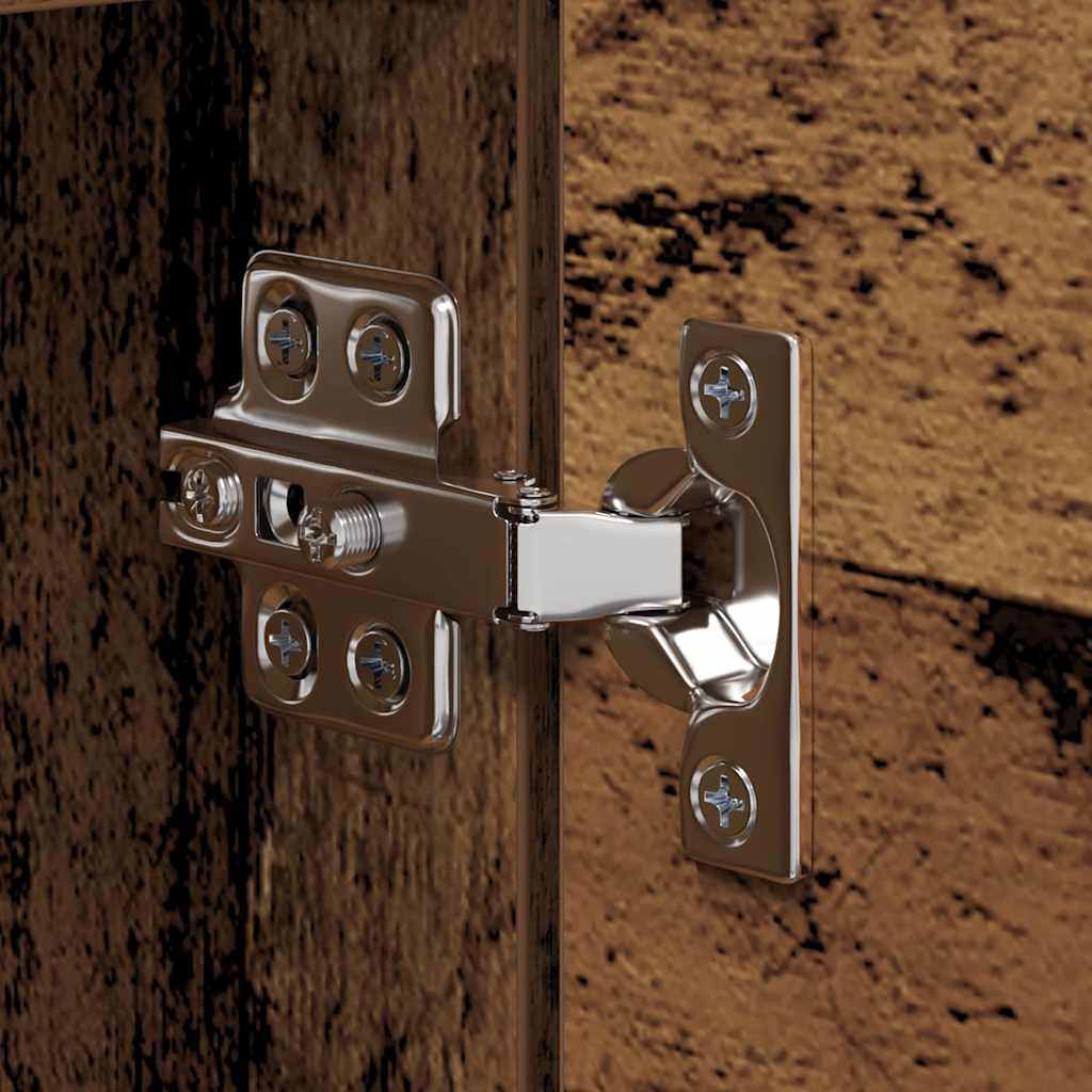 TV Cabinet Set Wall-mounted 3 pcs Old wood Engineered Wood