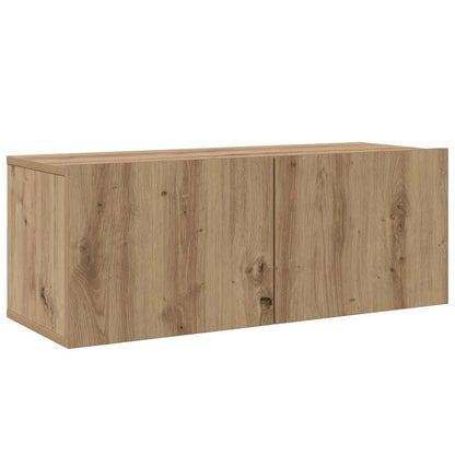 TV Cabinet Set Wall-mounted 5 pcs Artisan oak 100 x 30 x 30 cm