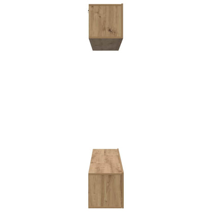 TV Cabinet Set Wall-mounted 5 pcs Artisan oak 100 x 30 x 30 cm