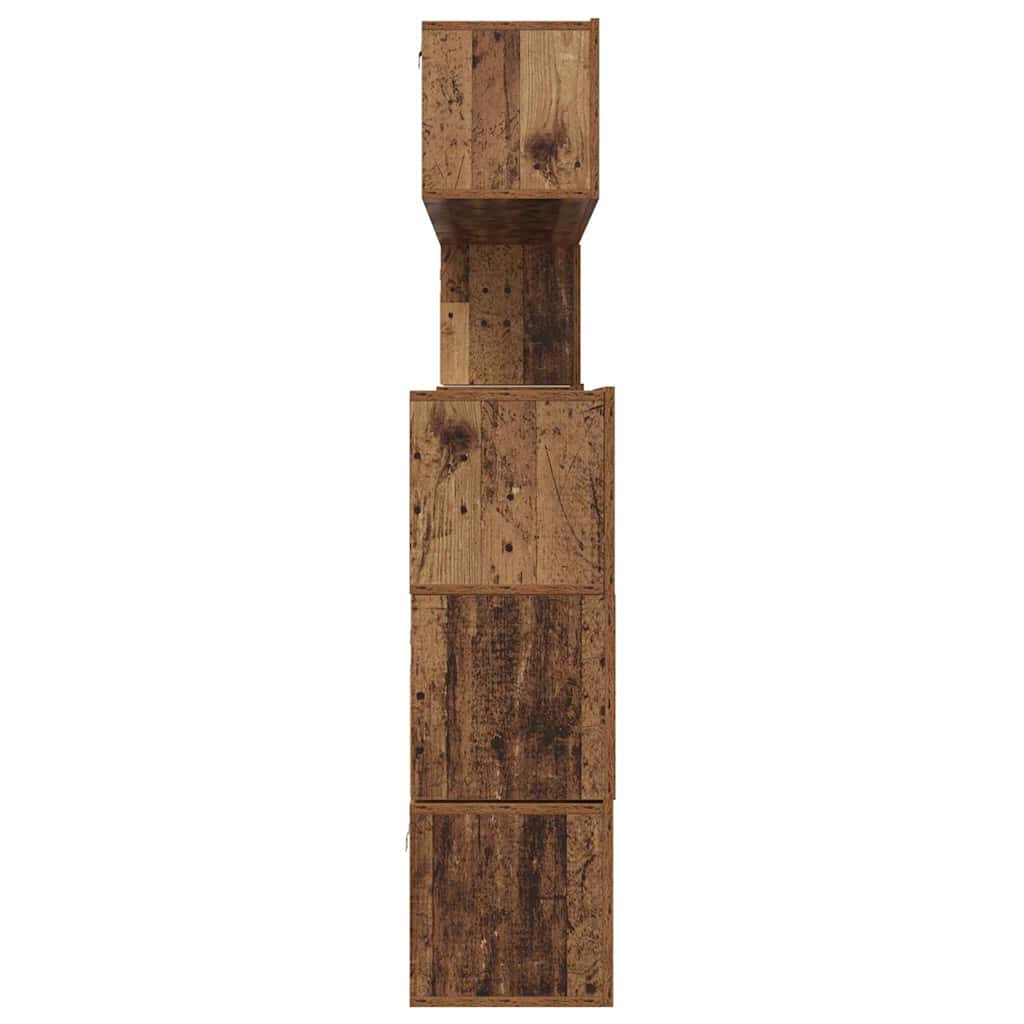 TV Cabinet Set 8 pcs Old wood 80 x 30 x 30 cm Engineered Wood