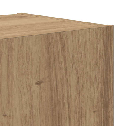 TV Cabinet Set Wall-mounted 6 pcs Artisan oak 200 x 30 x 150 cm