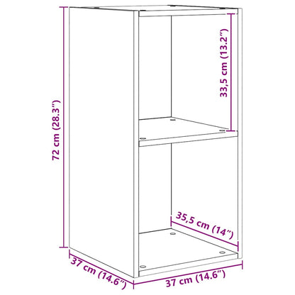 TV Cabinet Set 4 pcs Artisan oak 37 x 37 x 142.5 cm