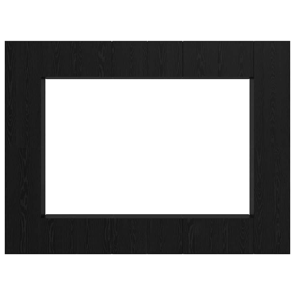 TV Cabinet Set 10 pcs Black oak Medium 30.5 x 30 x 90 cm