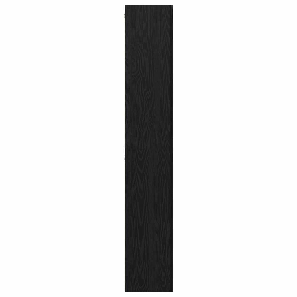 TV Cabinet Set 10 pcs Black oak Medium 30.5 x 30 x 90 cm