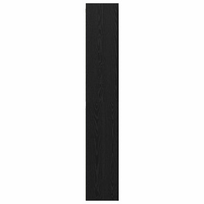 TV Cabinet Set Wall-mounted 10 pcs Black Oak 30.5 x 30 x 90 cm