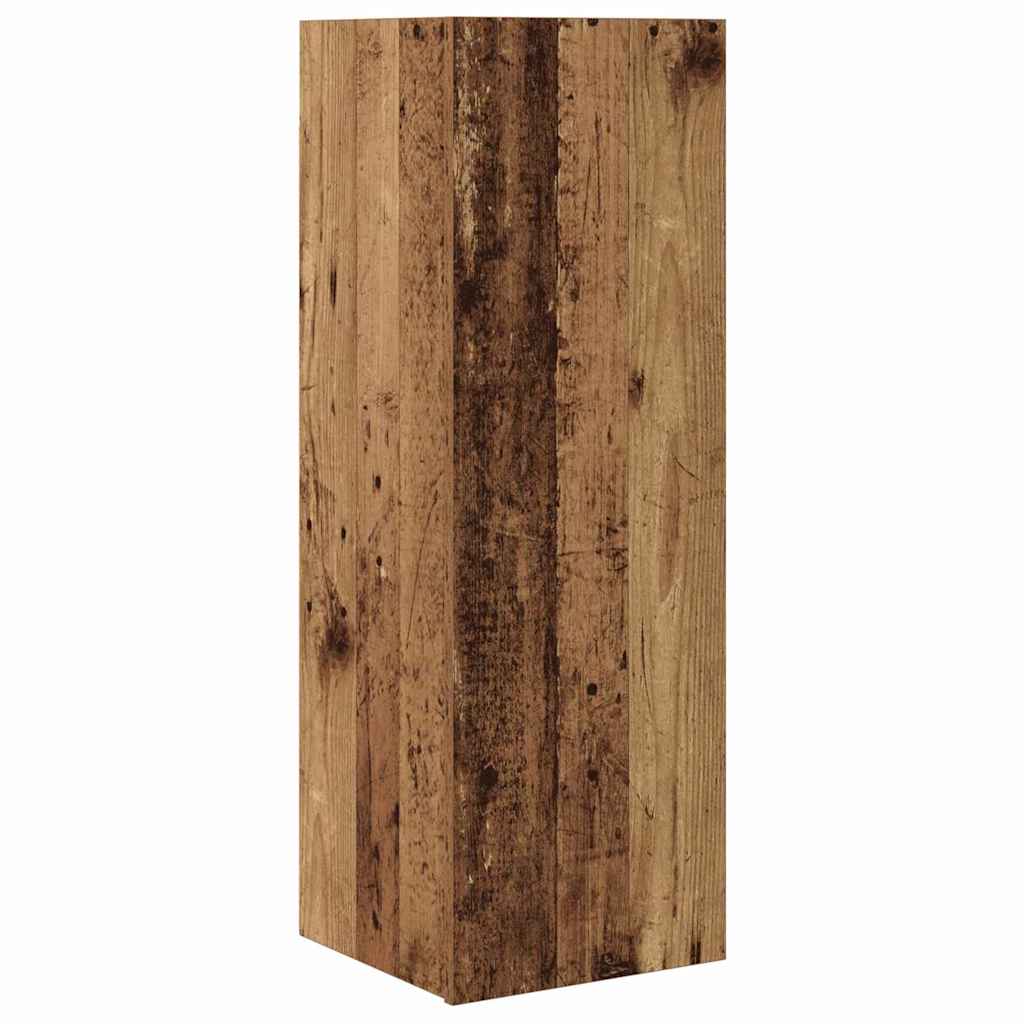 TV Cabinet Set Wall-mounted 10 pcs Old wood 30.5 x 30 x 90 cm