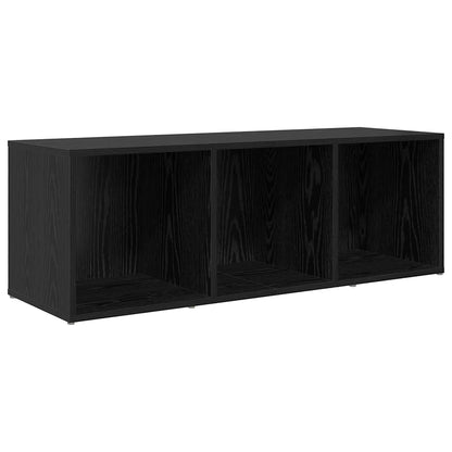 TV Cabinet 3 pcs Black 107 x 35 x 37 cm Engineered Wood