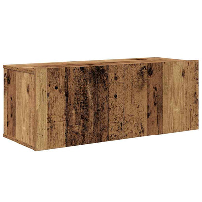 TV Cabinet Set 4 pcs Old wood 30.5 x 30 x 90 cm Engineered wood