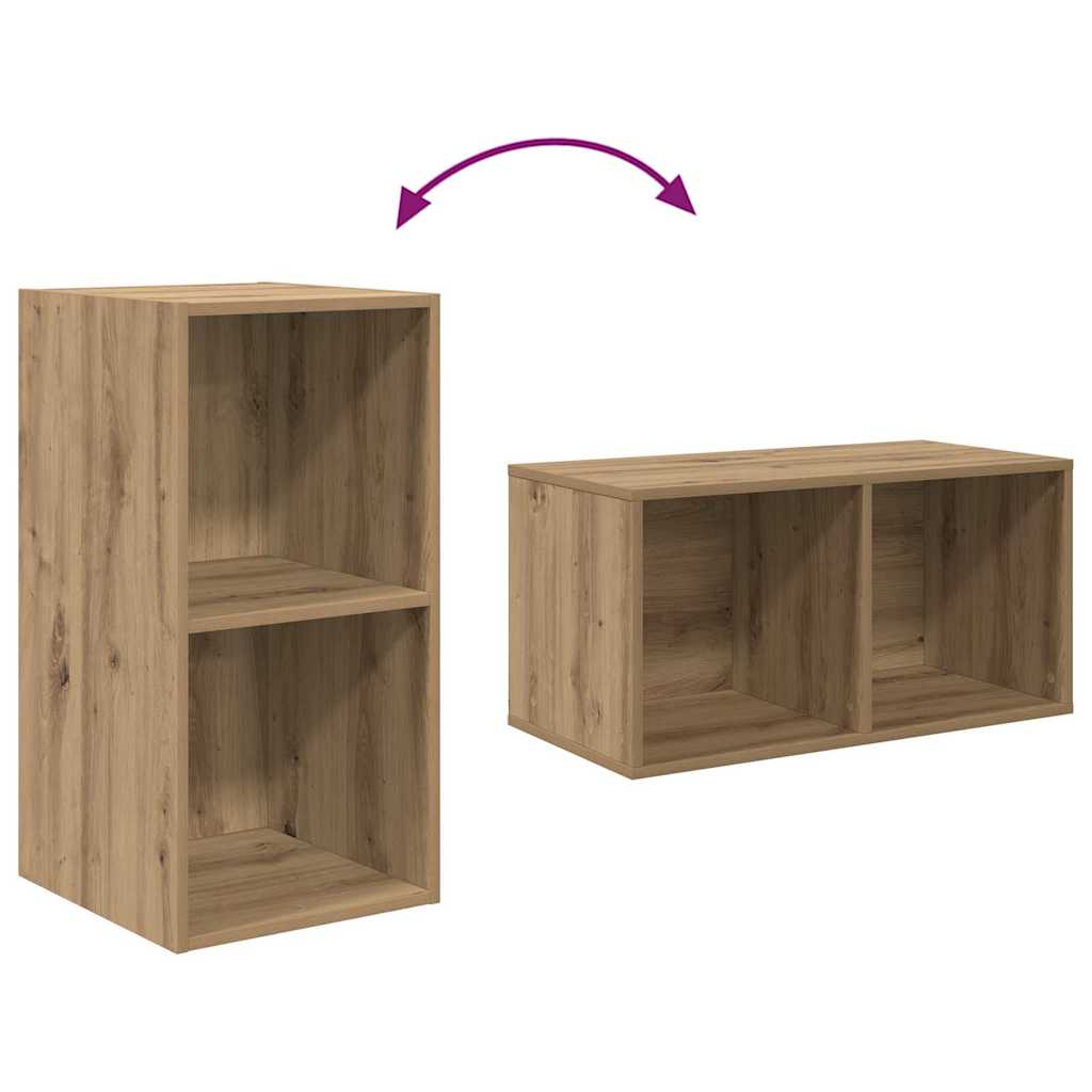 TV Cabinet Set Wall-mounted 4 pcs Artisan Oak Engineered Wood