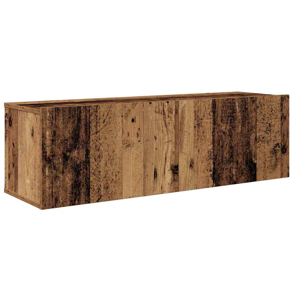 TV Cabinet Set Wall-mounted Old wood Engineered wood