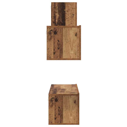 TV Cabinet Set 4 pcs Old wood 30.5 x 30 x 60 cm Engineered wood