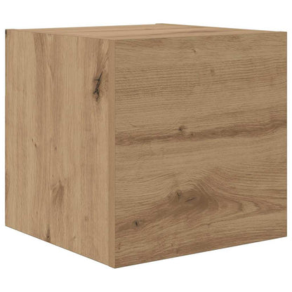 TV Cabinet Set Wall-mounted 8 pcs Artisan oak Engineered wood