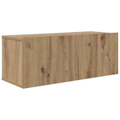 TV Cabinet Set Wall-mounted 8 pcs Artisan oak Engineered wood