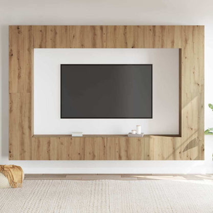 TV Cabinet Set 8 pcs Artisan oak Medium 100 x 30 x 30 cm