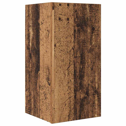 TV Cabinet Set Wall-mounted 6 pcs Old wood Engineered wood