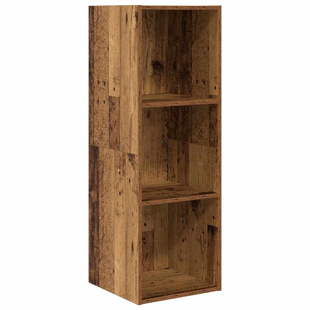 TV Cabinet Set Wall-mounted 2 pcs Old Wood Engineered Wood