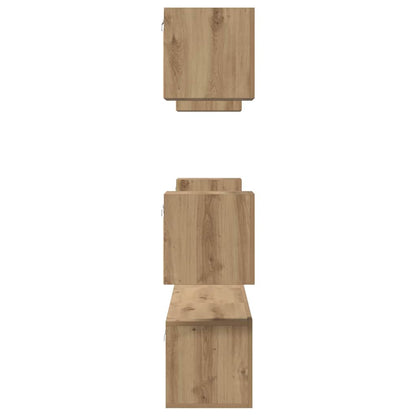 TV Cabinet Set Wall-mounted 7 pcs Artisan oak 60 x 30 x 30 cm