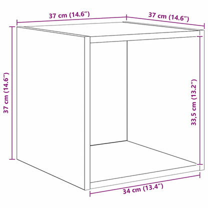 TV Cabinet Set Wall-mounted 3 pcs Artisan Oak Engineered Wood