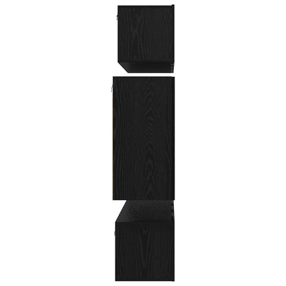 TV Cabinet Set 6 pcs Black oak 80 x 30 x 30 cm Engineered wood